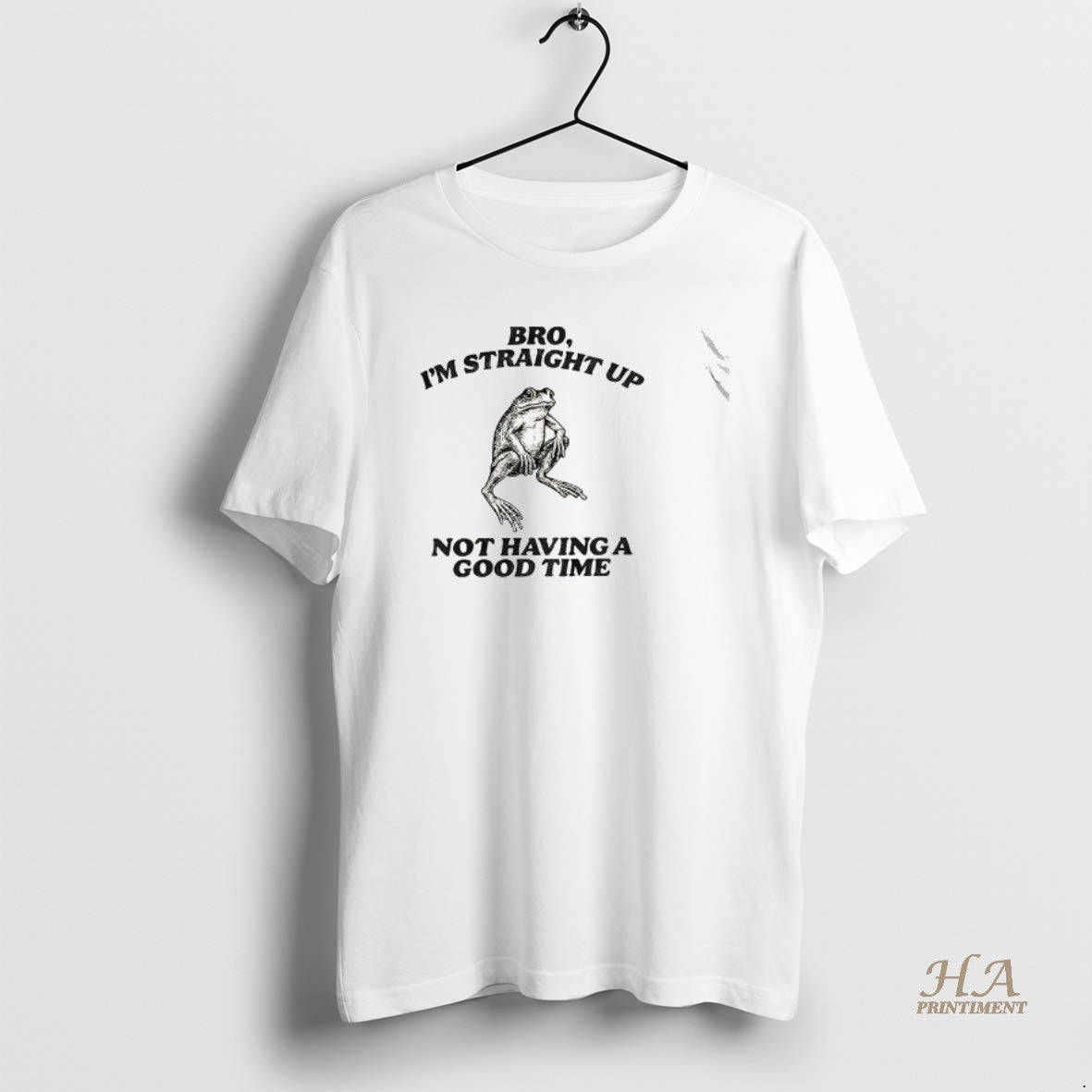 Official Straightforward Frog Bro Im Straight Up Not Having A Good Time Shirt Hoodie Sweatshirt | PurePodTees.com