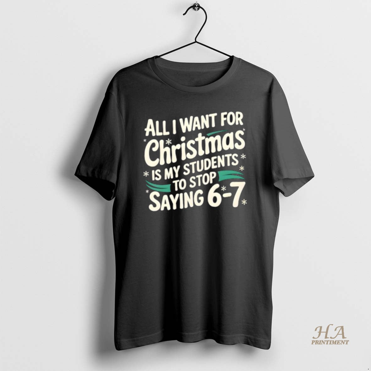 Official Students Saying 6 7 67 Six Seven Funny Teacher Christmas Shirt Hoodie Sweatshirt | PurePodTees.com