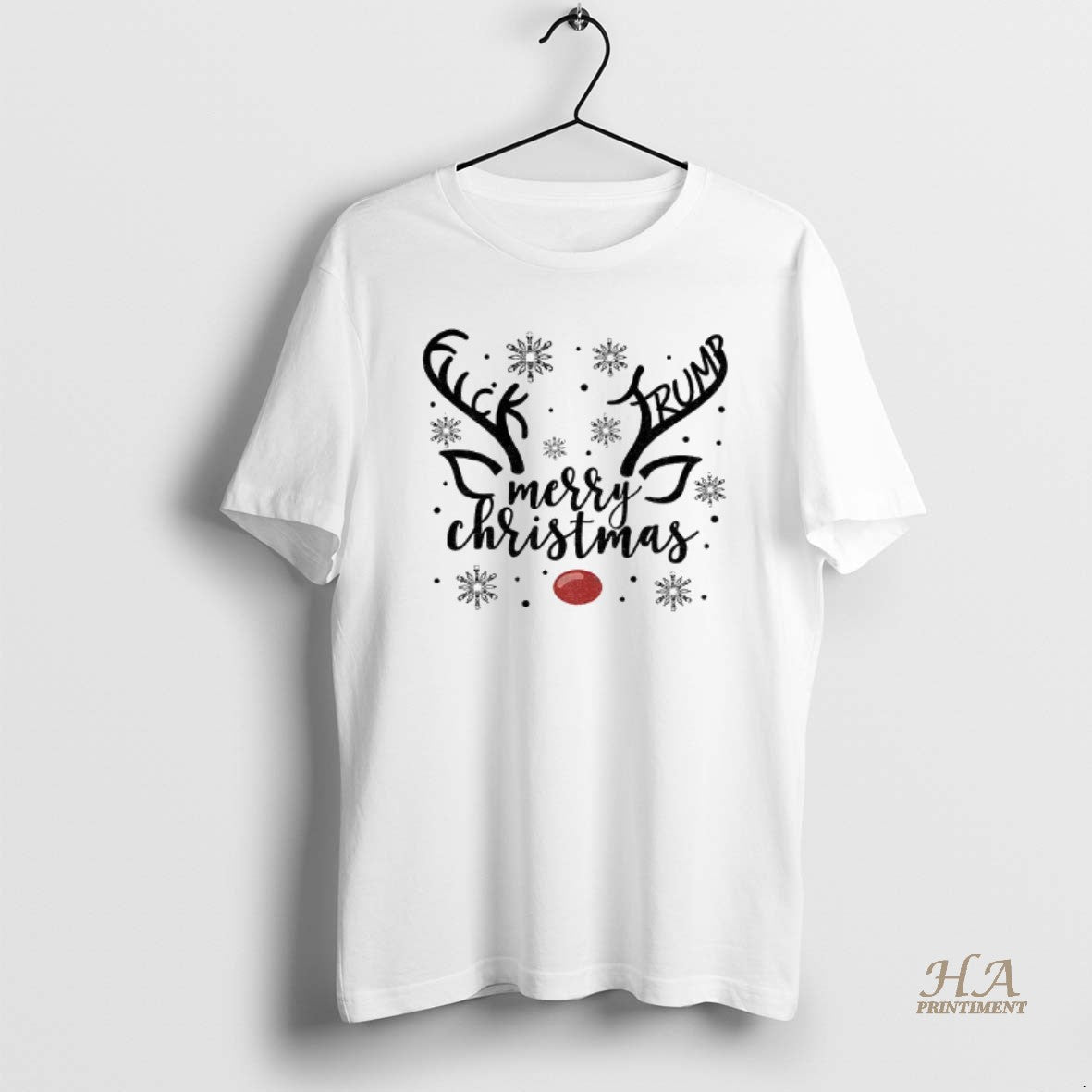 Official Subtle Anti Trump Christmas Raindeer Shirt Hoodie Sweatshirt | PurePodTees.com