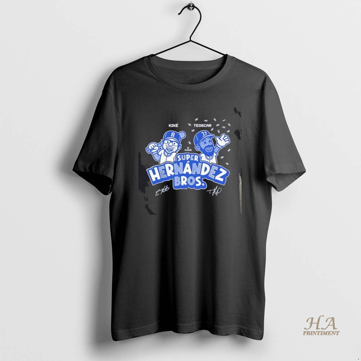Official Super Hernandez Bros Kike And Teoscar Hernandez Los Angeles Dodgers Shirt Hoodie Sweatshirt | PurePodTees.com