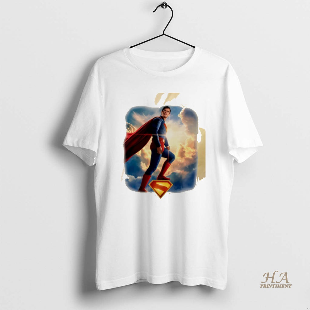 Official Superman Standing 2025 Faded Shirt Hoodie Sweatshirt | PurePodTees.com