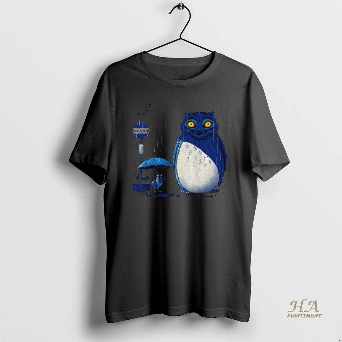 Official Sussie And Derpy Tiger At A Bus Stop In The Style Of My Neighbor Shirt Hoodie Sweatshirt | PurePodTees.com