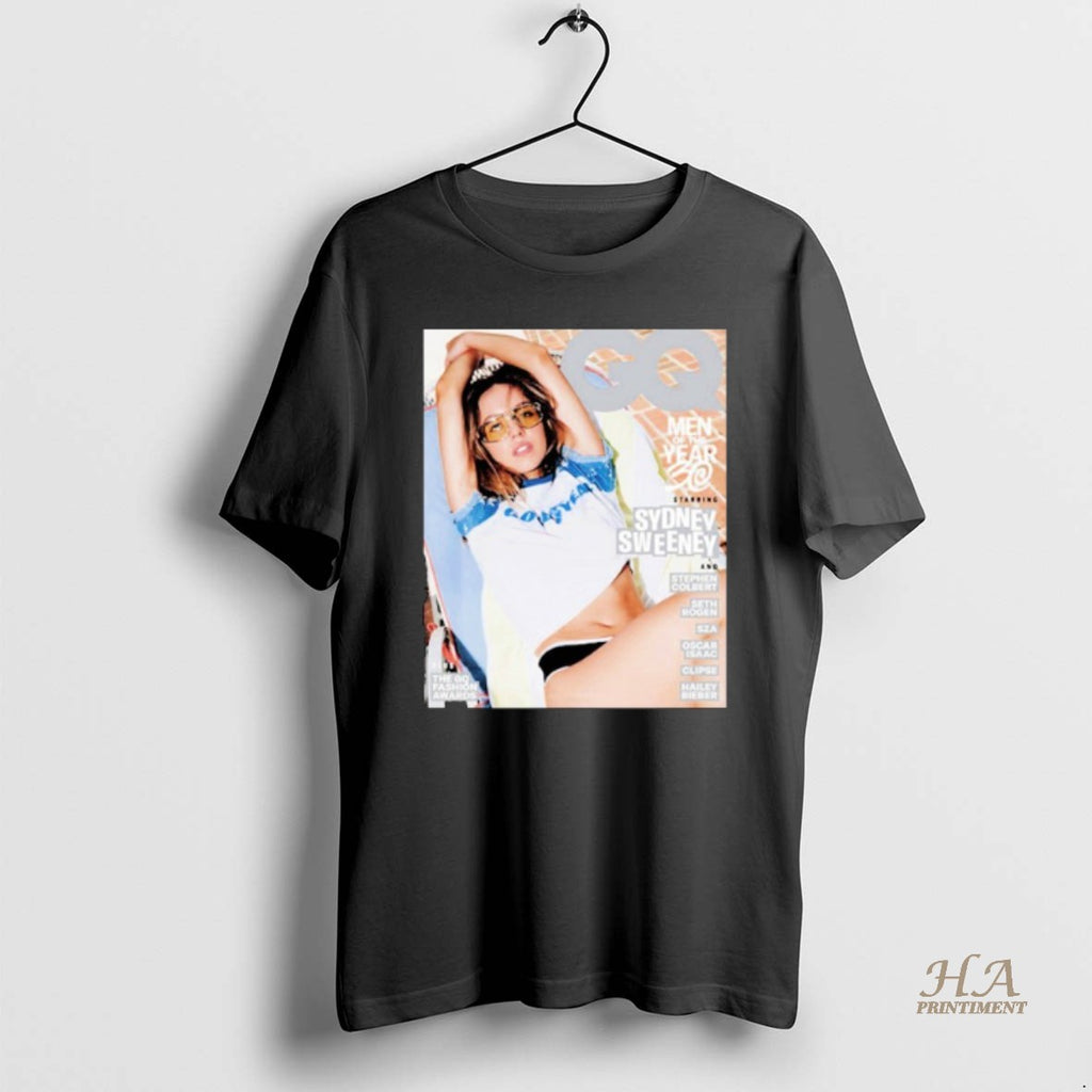 Official Sydney Sweeney Men Of The Year 30 The Gq Fashion Awards Shirt Hoodie Sweatshirt | PurePodTees.com