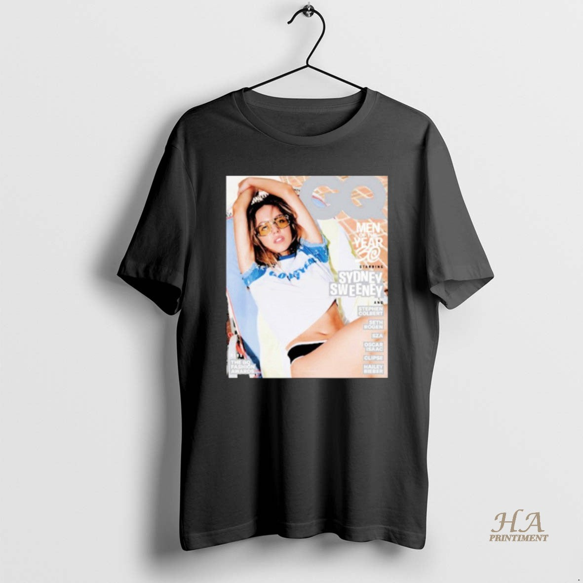 Official Sydney Sweeney Men Of The Year 30 The Gq Fashion Awards Shirt Hoodie Sweatshirt | PurePodTees.com