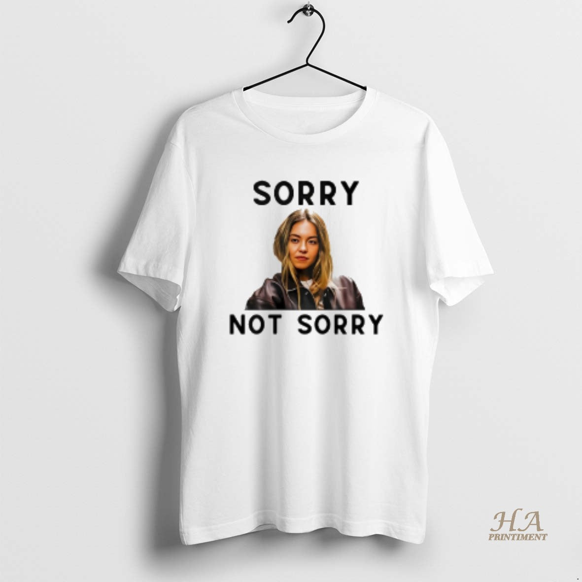 Official Sydney Sweeney Sorry Not Sorry Shirt Hoodie Sweatshirt | PurePodTees.com