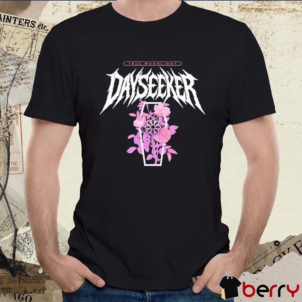 Tall Moonlight Dayseeker Coffin Gothic Floral Concert 2026 t-shirt