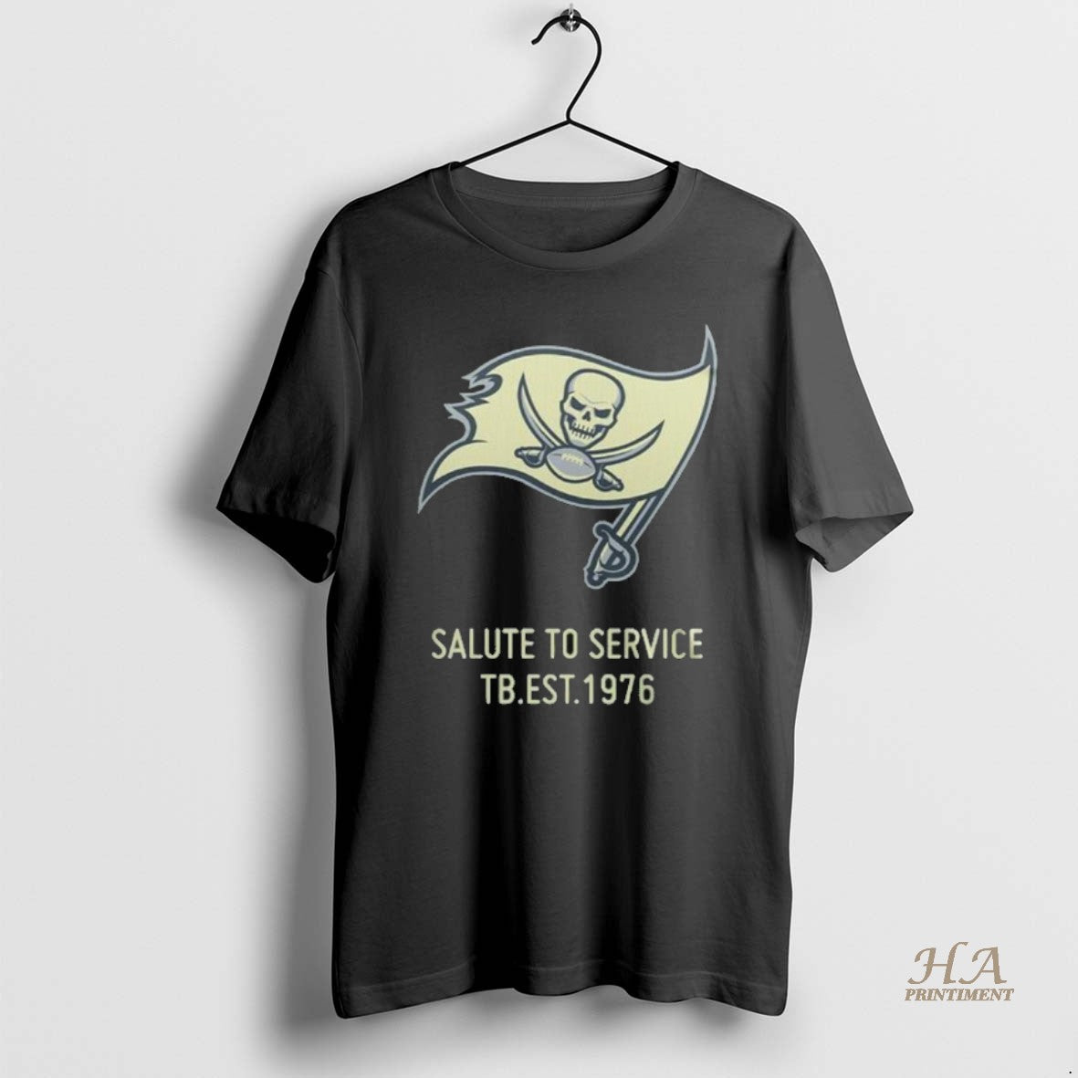 Official Tampa Bay Buccaneers 2025 Salute To Service Since 1976 Shirt Hoodie Sweatshirt | PurePodTees.com