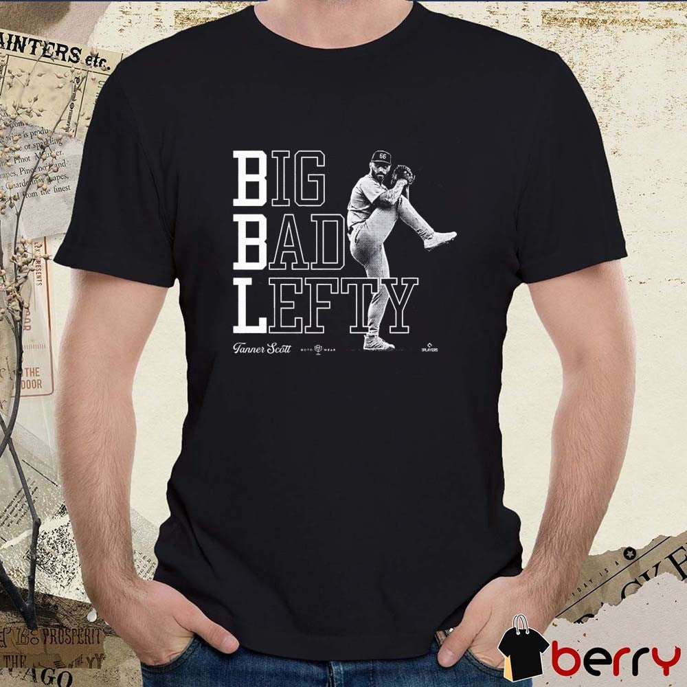 Tanner Scott Big Bad Lefty Los Angeles Dodgers MLB 2026 Signature t-shirt