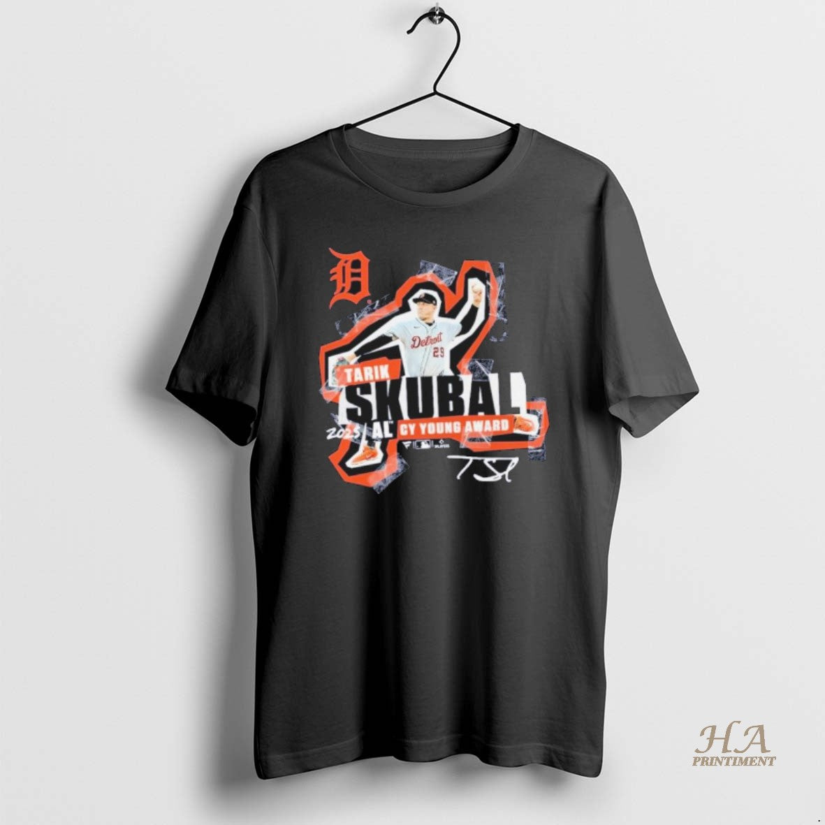 Official Tarik Skubal Detroit Tigers 2025 American League Cy Young Award Winner Shirt Hoodie Sweatshirt | PurePodTees.com