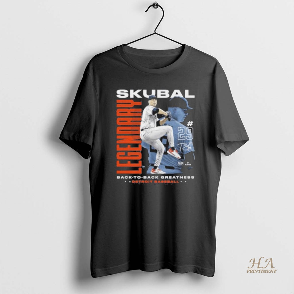 Official Tarik Skubal Detroit Tigers Legendary Back 2 Back Greatness Shirt Hoodie Sweatshirt | PurePodTees.com