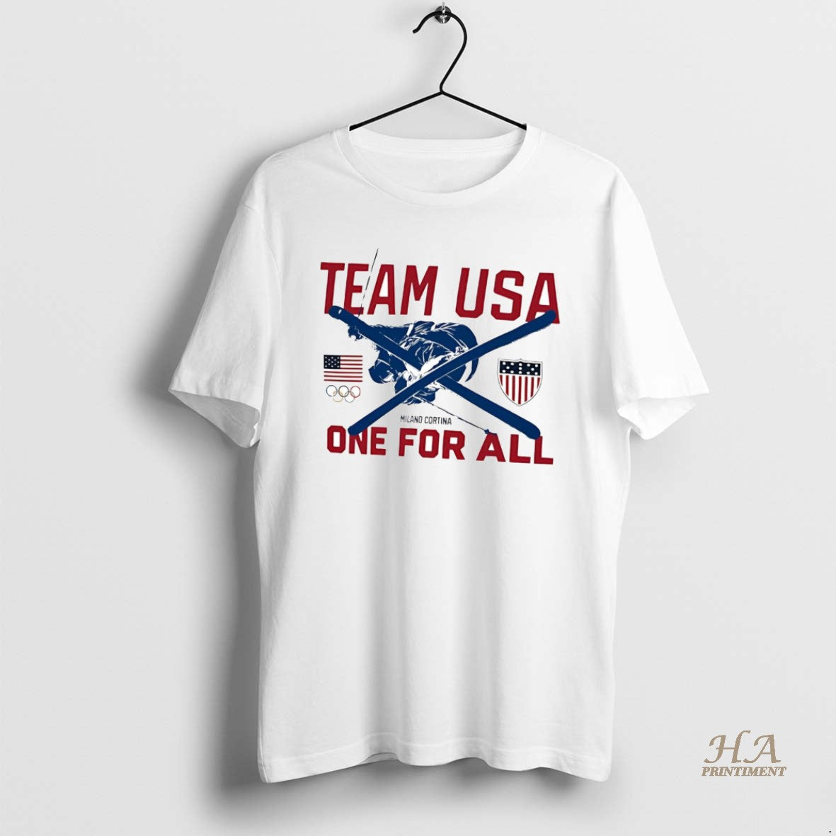 Official Team Usa One For All 2026 Winter Olympics Shirt Hoodie Sweatshirt | PurePodTees.com