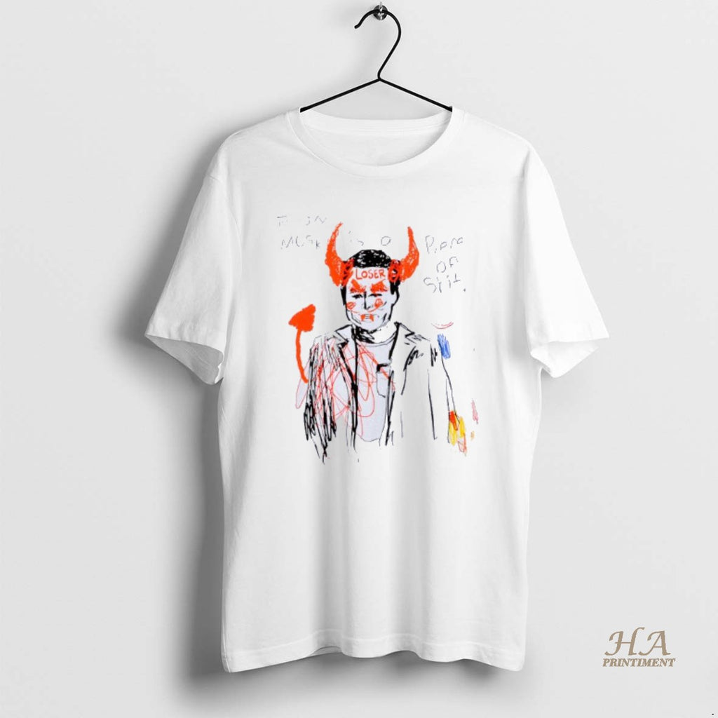 Official Teddy Fresh Elon Musk Is A Piece Of Sht Shirt Hoodie Sweatshirt | PurePodTees.com