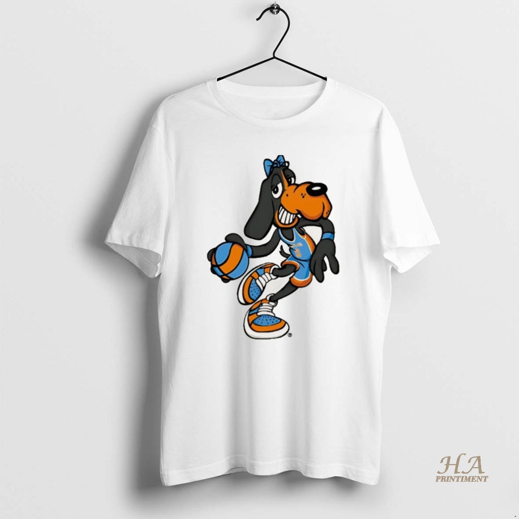 Official Tennessee Lady Vols Dribbling Smokey Mascot Christmas Shirt Hoodie Sweatshirt | PurePodTees.com