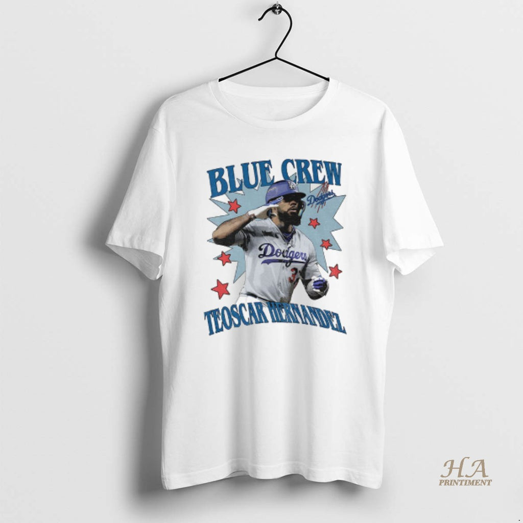 Official Teoscar Hernandez Blue Crew Los Angeles Dodgers Baseball Players World Series 2025 Shirt Hoodie Sweatshirt