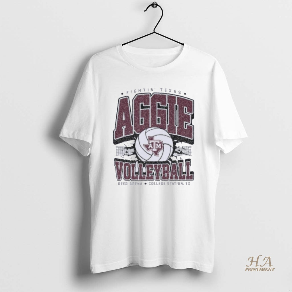 Official Texas Am Aggie Volleyball Boxy Shirt Hoodie Sweatshirt | PurePodTees.com