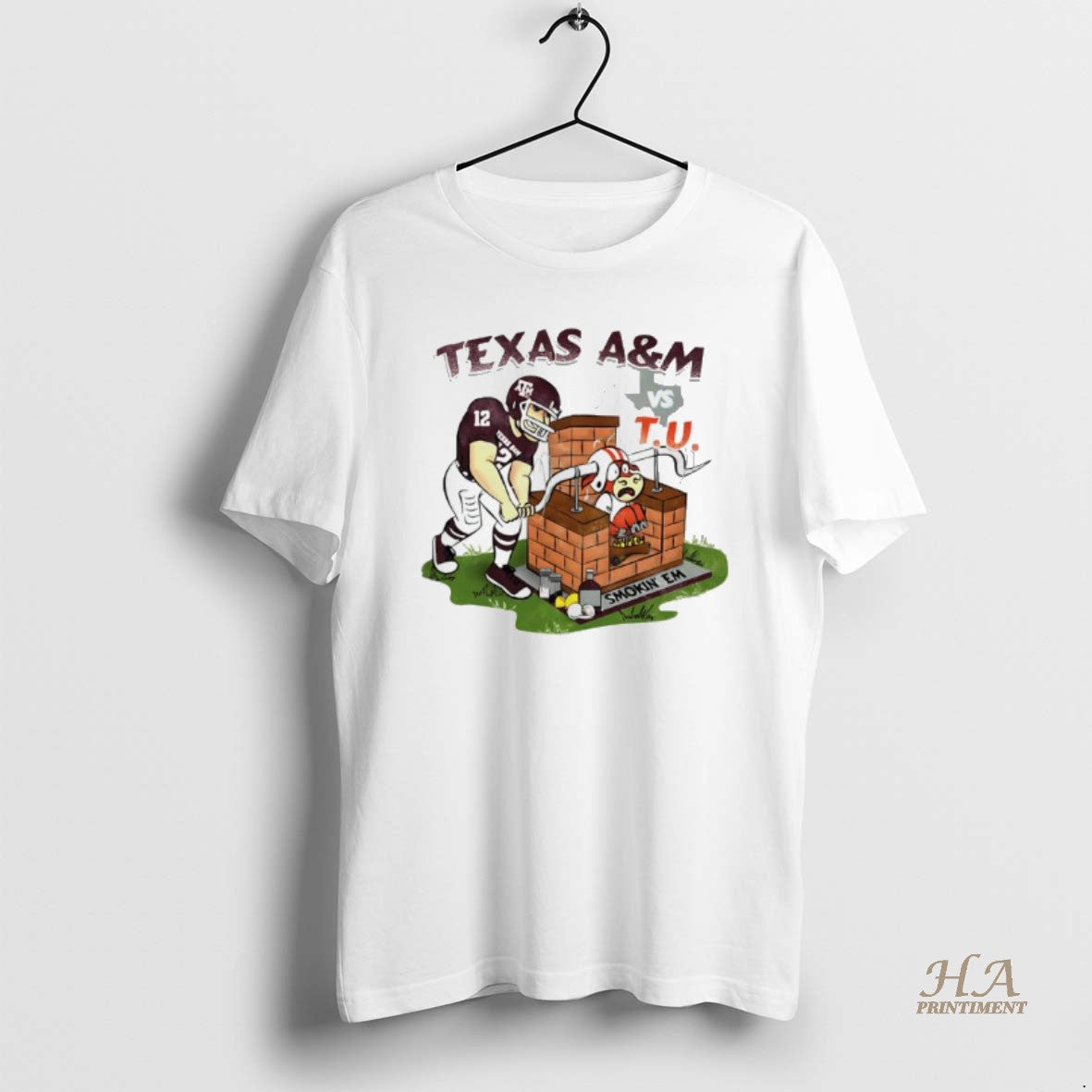Official Texas Am Vs Tu Smokin Em Shirt Hoodie Sweatshirt | PurePodTees.com
