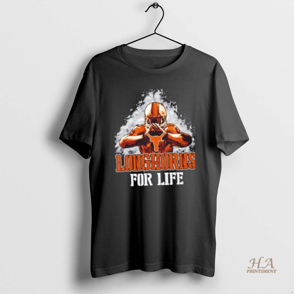 Official Texas Longhorns Football For Life Shirt Hoodie Sweatshirt | PurePodTees.com
