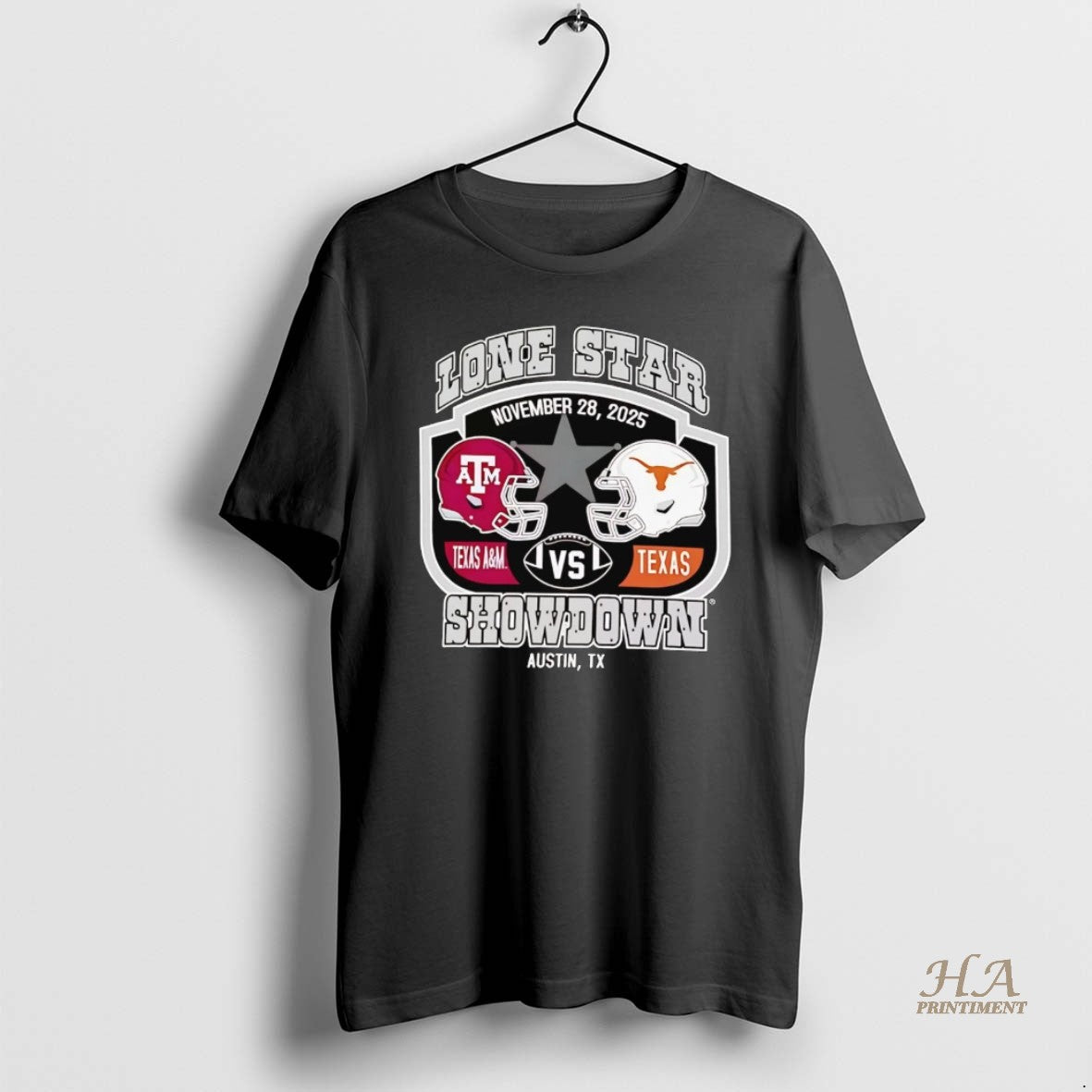 Official Texas Longhorns Vs Am Aggies Lone Star Showdown 2025 Shirt Hoodie Sweatshirt | PurePodTees.com