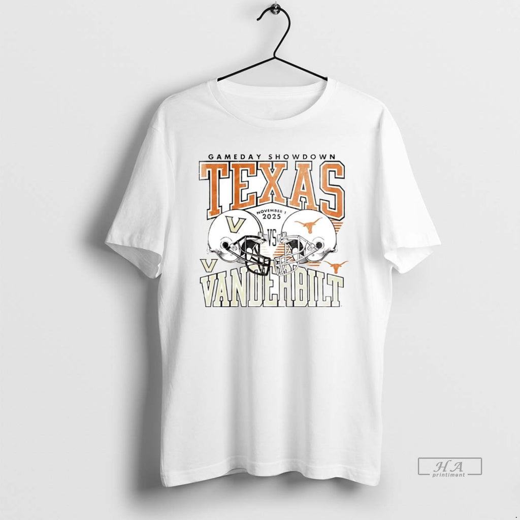 Official Texas Longhorns Vs Vanderbilt Commodores Gameday Showdown