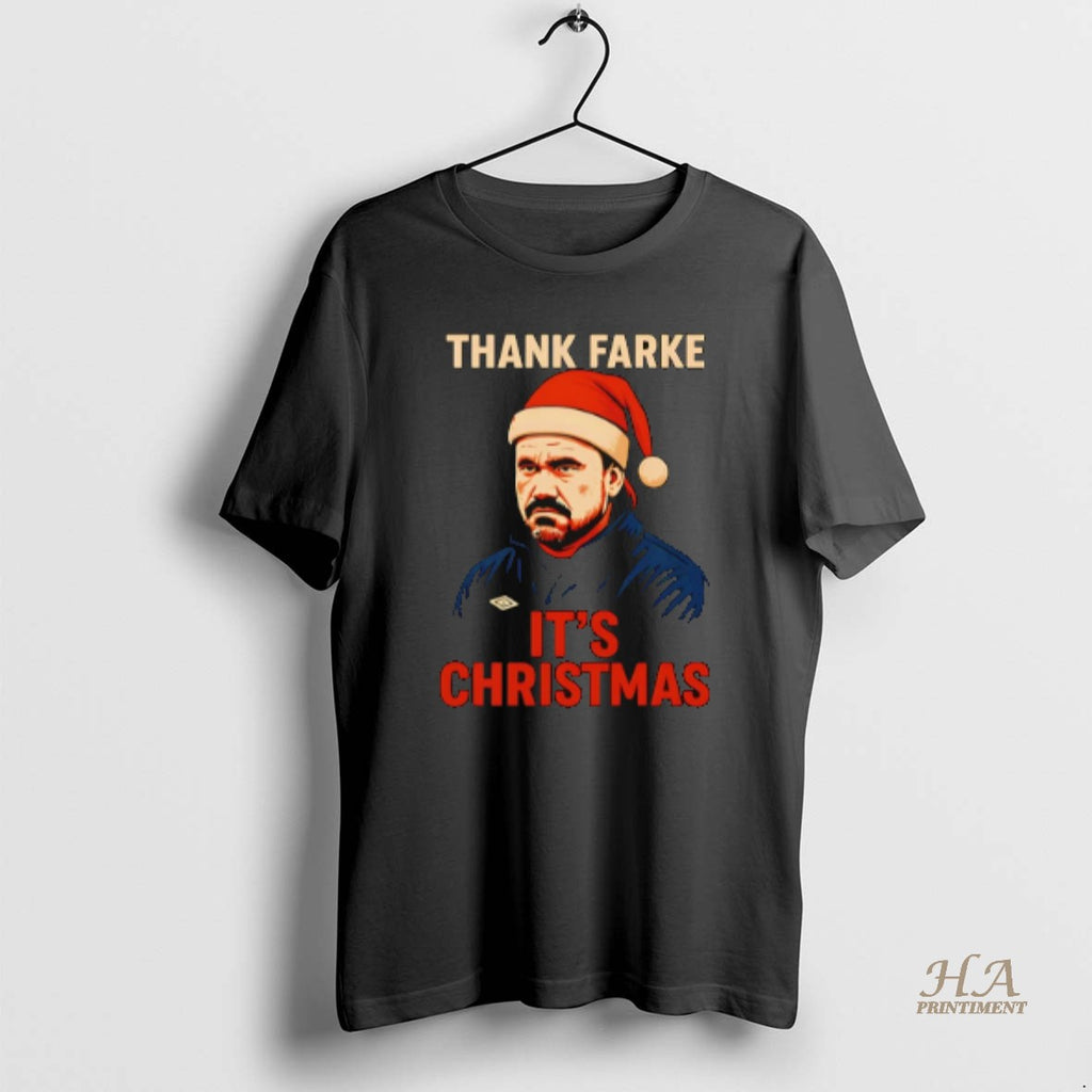 Official Thank Farke Its Christmas Daniel Farke Christmas Shirt Hoodie Sweatshirt | PurePodTees.com