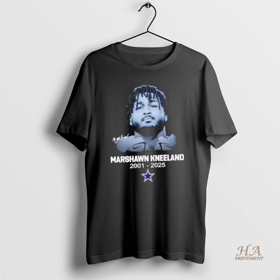 Official Thank You Marshawn Kneeland Dallas Cowboys 2001 2025 Signature Shirt Hoodie Sweatshirt | PurePodTees.com