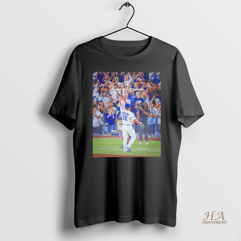 Official Thank You Clayton Kershaw Los Angeles Dodgers Blackshirt Shirt Hoodie Sweatshirt | PurePodTees.com