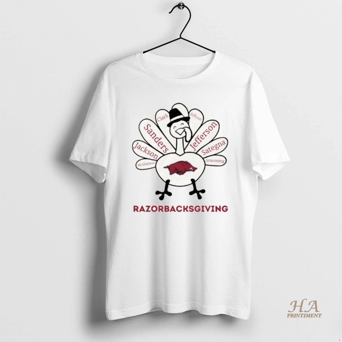 Official Thanksgiving With Arkansas Razorbacks Heroes Shirt Hoodie Sweatshirt | PurePodTees.com