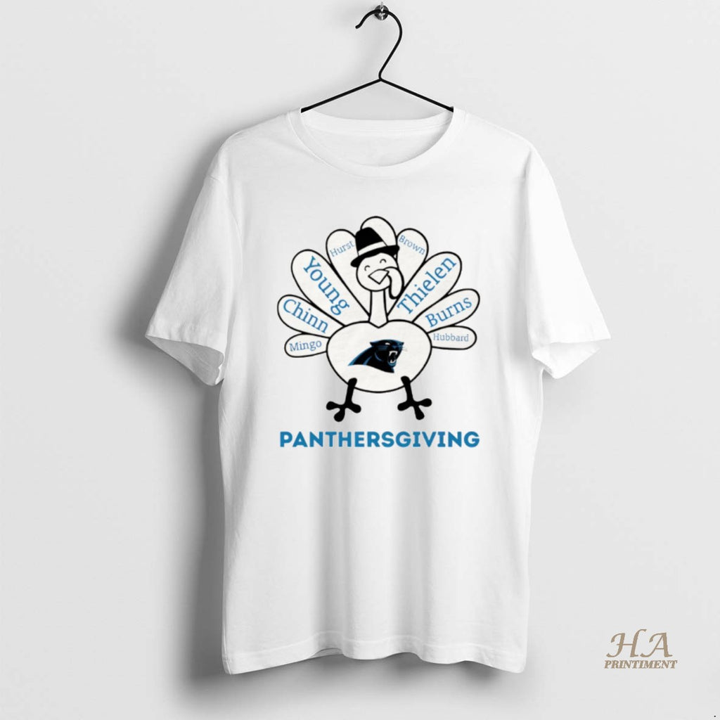 Official Thanksgiving With Carolina Panthers Heroes Shirt Hoodie Sweatshirt | PurePodTees.com