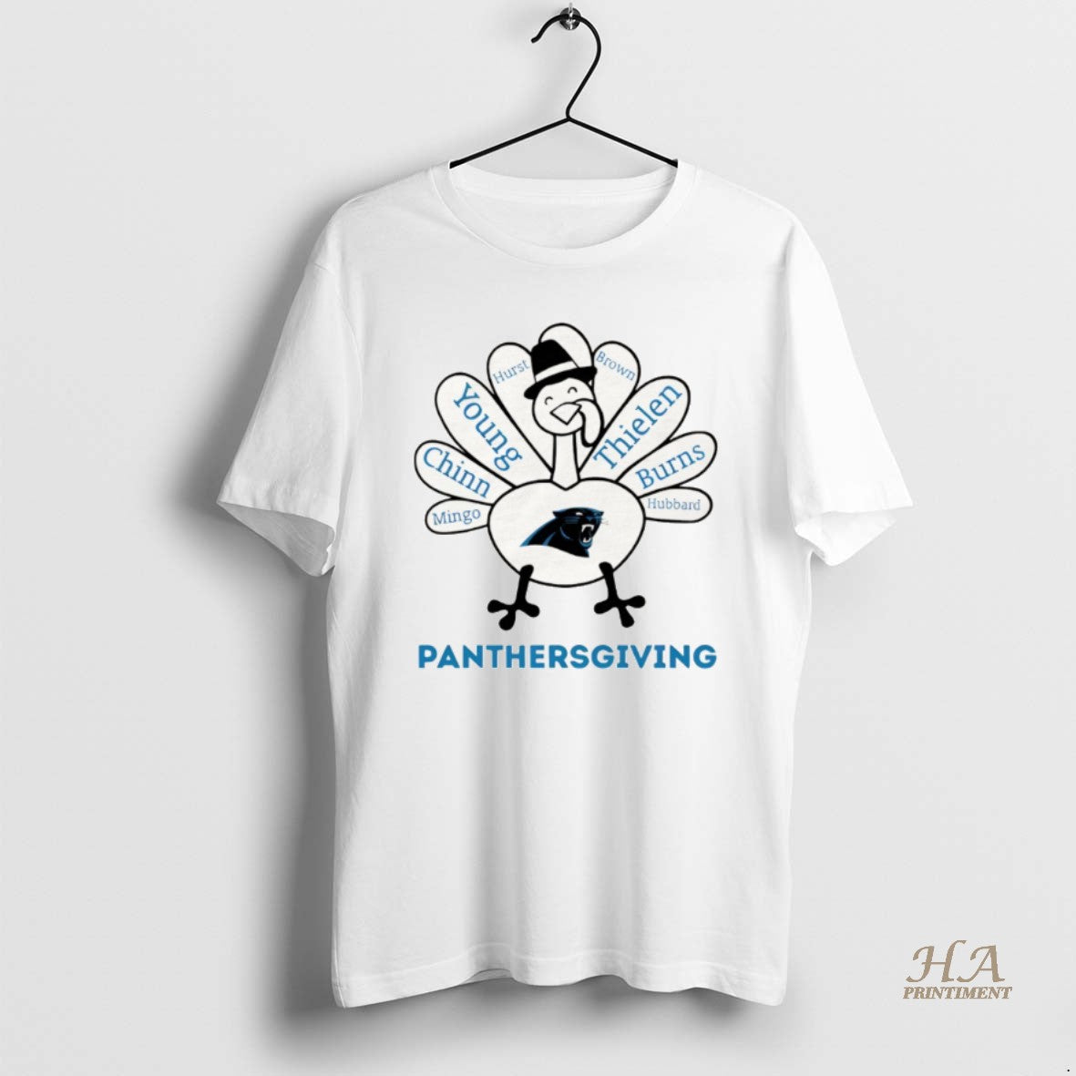 Official Thanksgiving With Carolina Panthers Heroes Shirt Hoodie Sweatshirt | PurePodTees.com