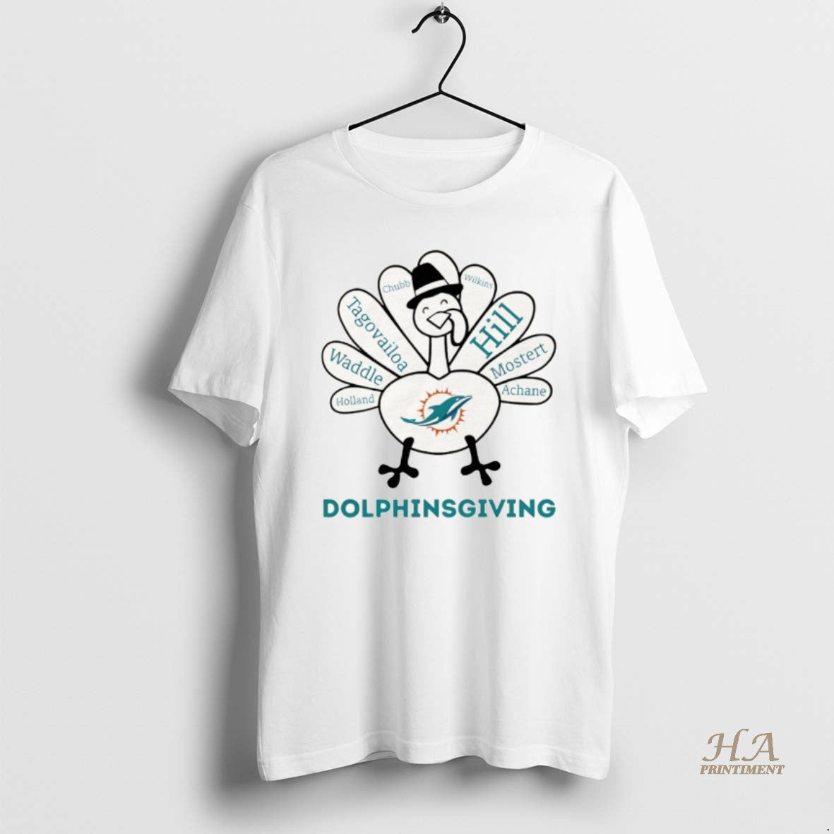 Official Thanksgiving With Miami Dolphins Heroes Shirt Hoodie Sweatshirt | PurePodTees.com