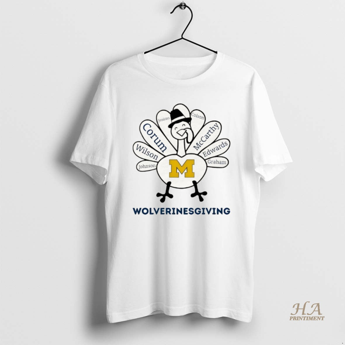 Official Thanksgiving With Michigan Wolverines Heroes Shirt Hoodie Sweatshirt | PurePodTees.com