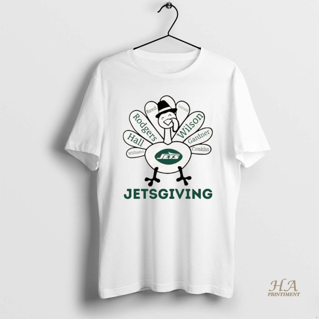 Official Thanksgiving With New York Jets Heroes Shirt Hoodie Sweatshirt | PurePodTees.com