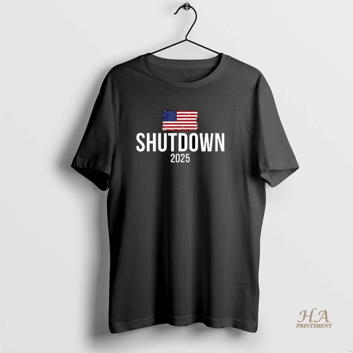 Official The 2025 Shutdown Flag Shirt Hoodie Sweatshirt | PurePodTees.com