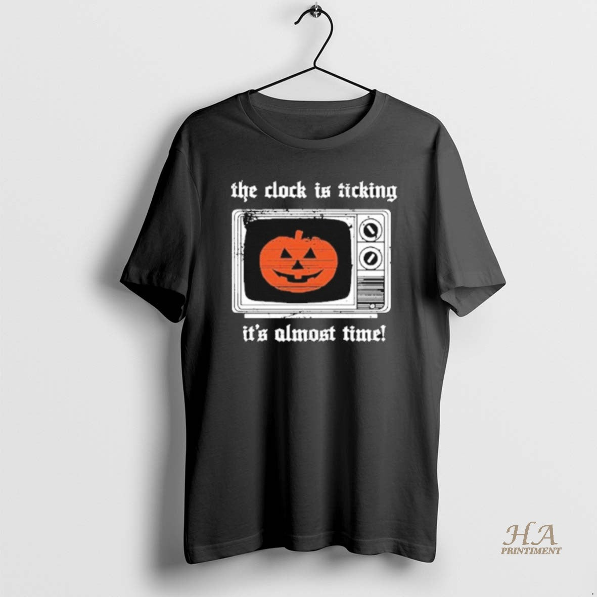 Official The Acacia Strain The Clock Is Ticking Its Almost Time Tv Mask Halloween Shirt Hoodie Sweatshirt | PurePodTees.com