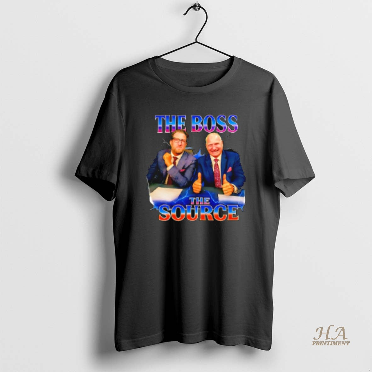 Official The Boss The Source Dave Portnoy And Paul Heyman Shirt Hoodie Sweatshirt | PurePodTees.com