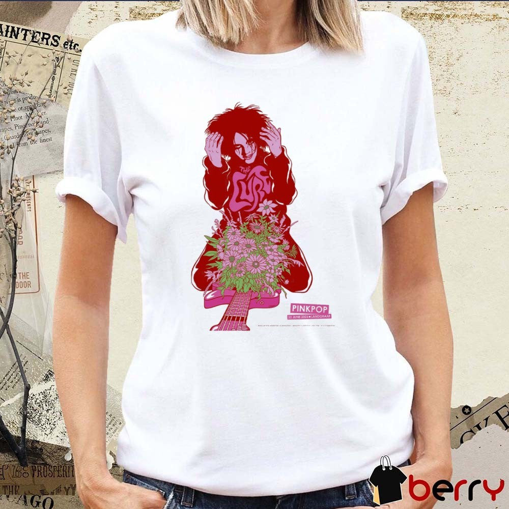 The Cure Pinkpop Festival 2026 Megaland Landgraaf Netherlands June 19-21 t-shirt
