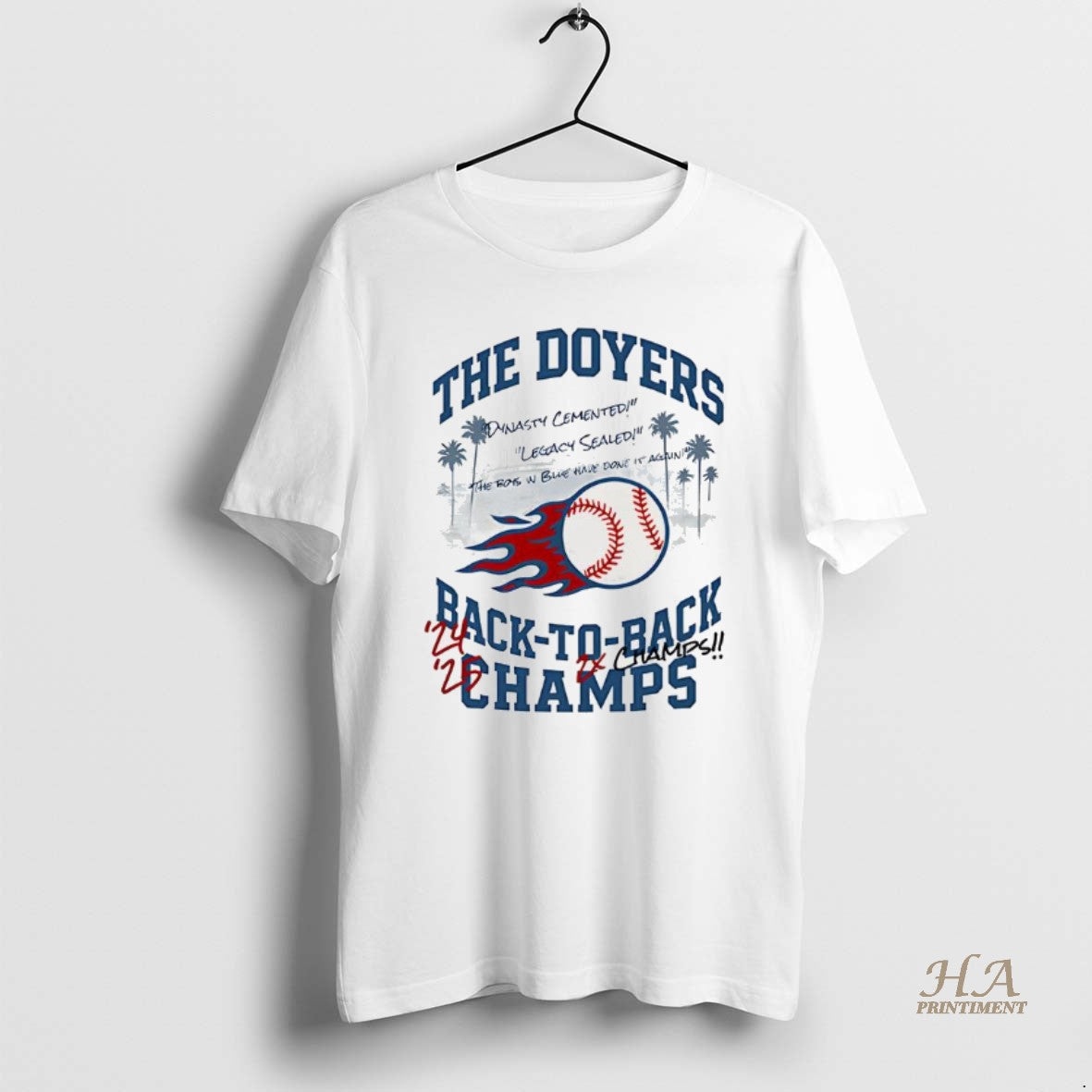 Official The Doyers Back To Back World Series Champions 2025 Dynasty Cemented Shirt Hoodie Sweatshirt | PurePodTees.com