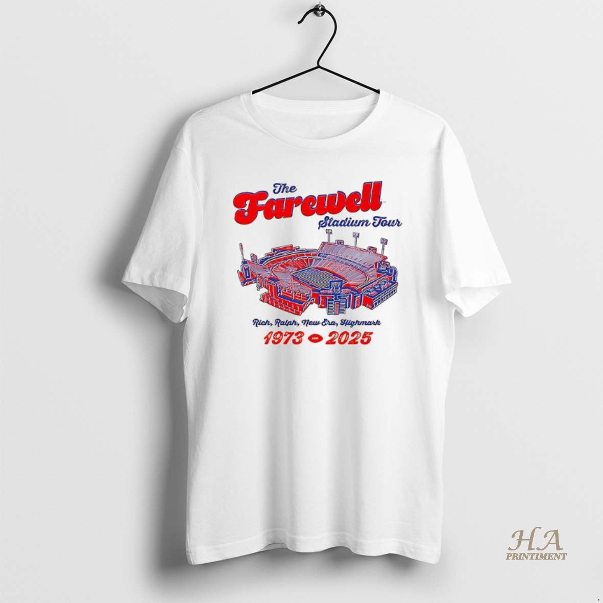 Official The Farewell Stadium Tour 1973 2025 Football Lover Shirt Hoodie Sweatshirt | PurePodTees.com