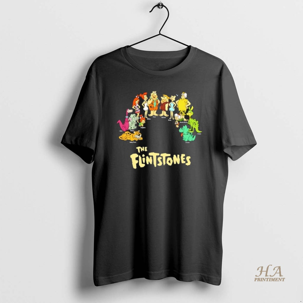 Official The Flintstones 1960 Fred Wilma Barney Betty Dino Shirt Hoodie Sweatshirt | PurePodTees.com