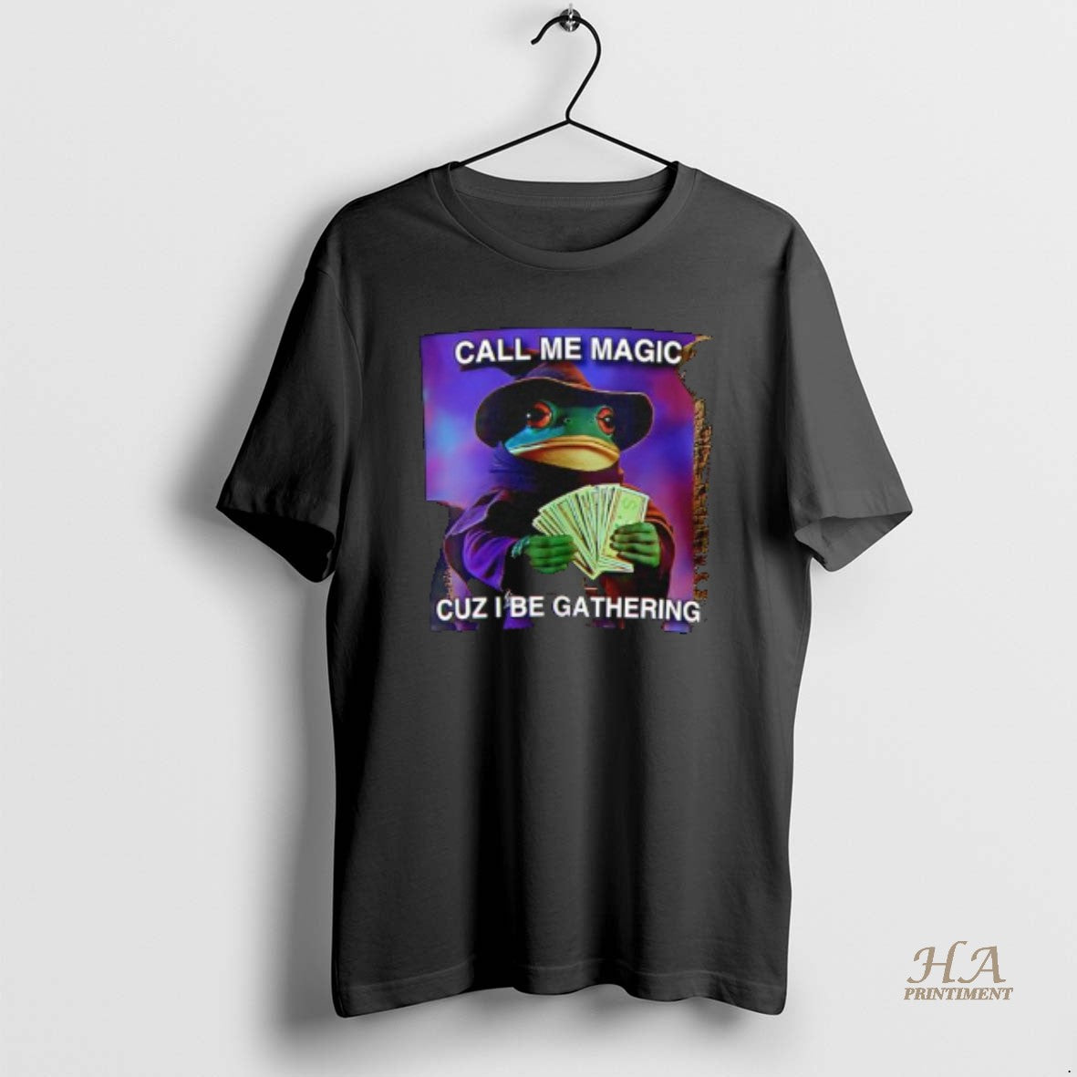 Official The Frog Mage Call Me Magic Cuz I Be Gathering Shirt Hoodie Sweatshirt | PurePodTees.com