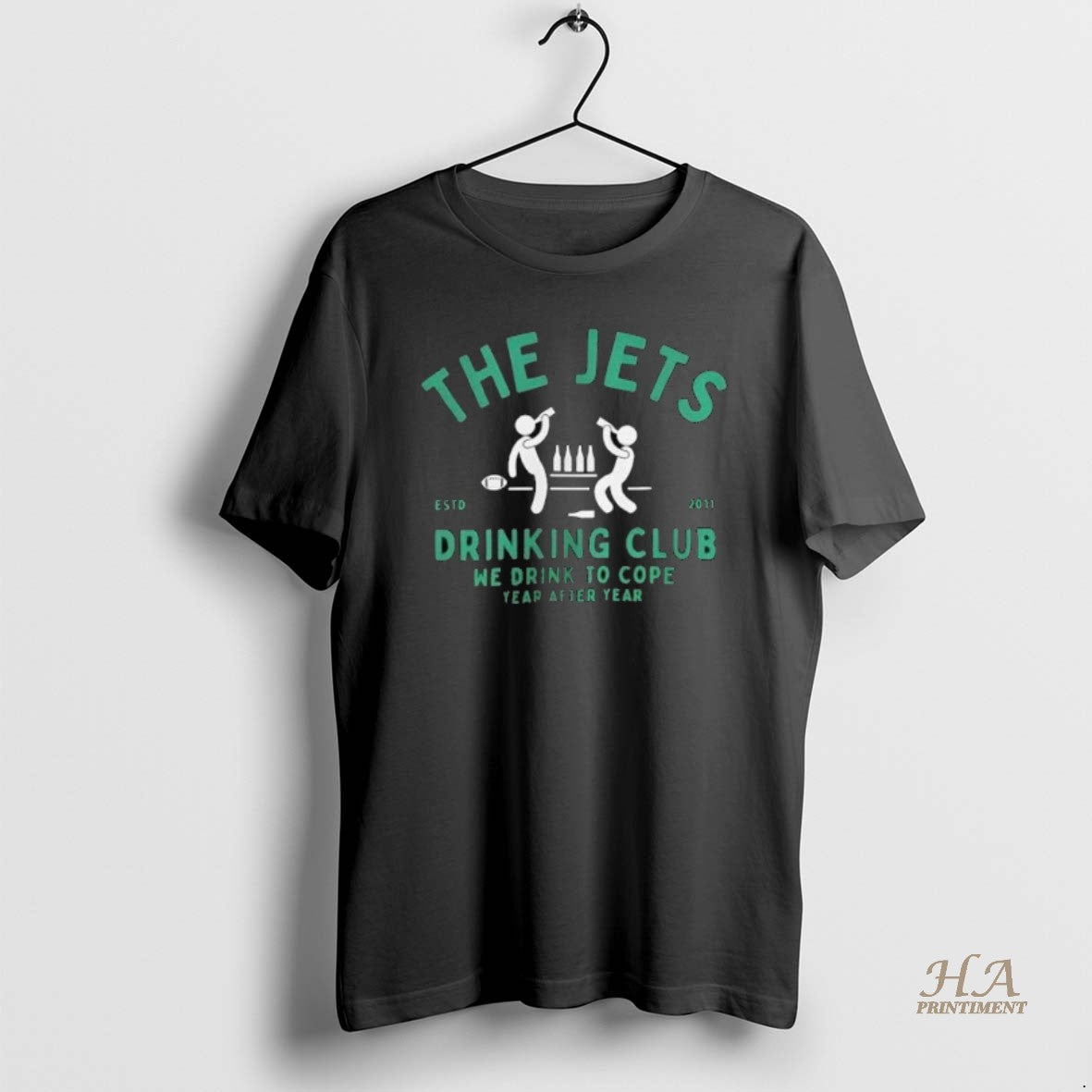 Official The Jets Drinking Club We Drink To Cope Year After Year Estd 2011 Shirts Hoodie Sweatshirt | PurePodTees.com