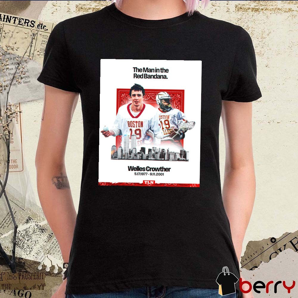 The Man In The Red Bandana Welles Crowther 5 17 1977 – 9 11 2001 Poster t-shirt