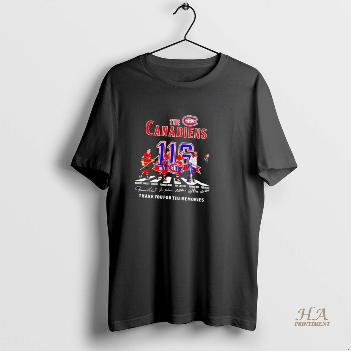Official The Montreal Canadiens 116 Years Team Players Abbey Road Shirt Hoodie Sweatshirt | PurePodTees.com