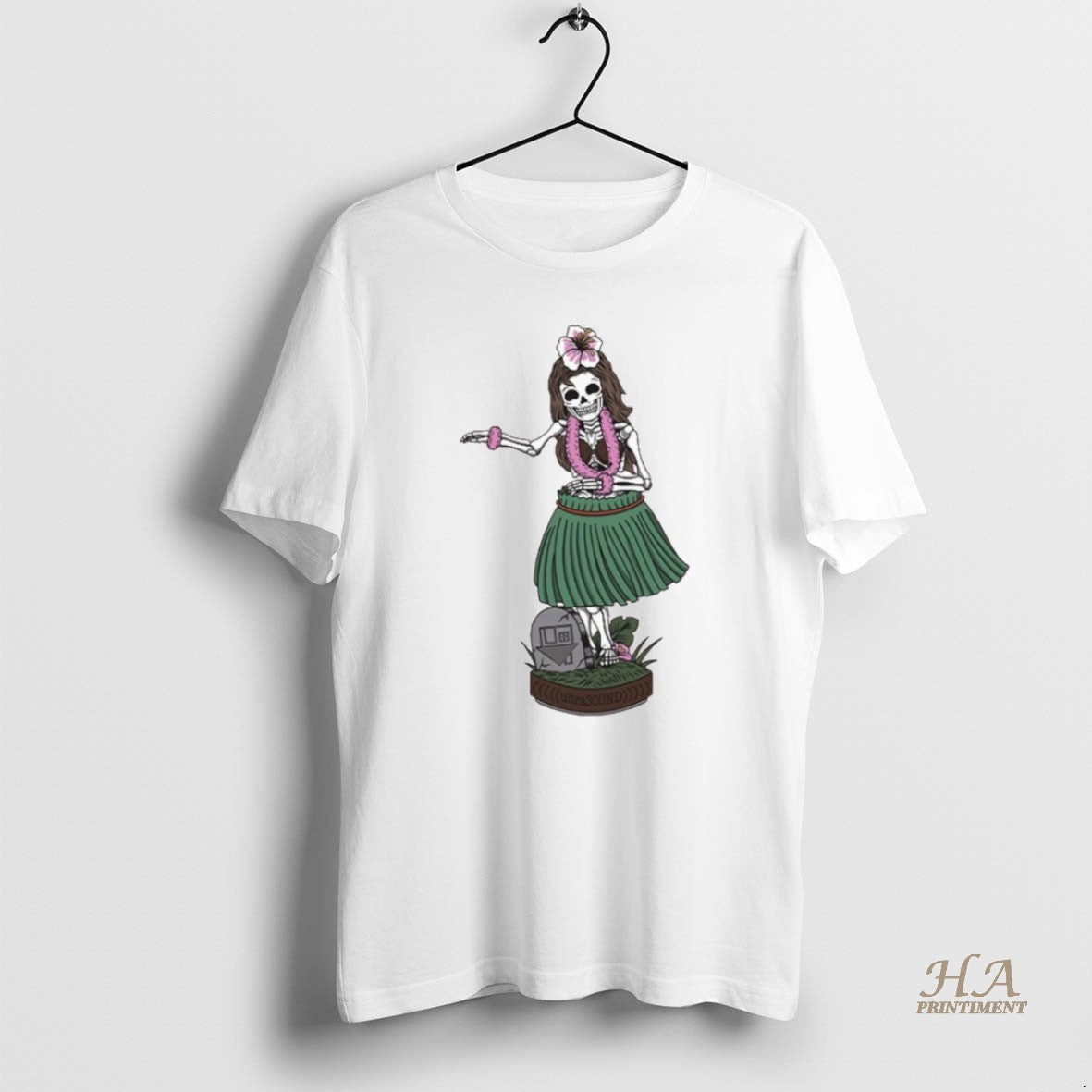 Official The Neighbourhood Hula Girl Skeleton Shirt Hoodie Sweatshirt | PurePodTees.com