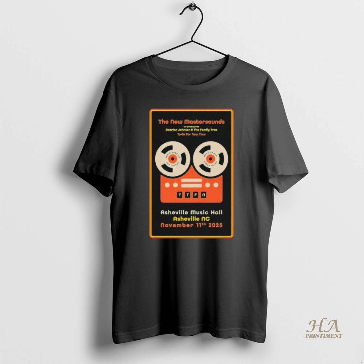 Official The New Mastersounds Asheville Event On Nov 11 2025 Shirt Hoodie Sweatshirt | PurePodTees.com