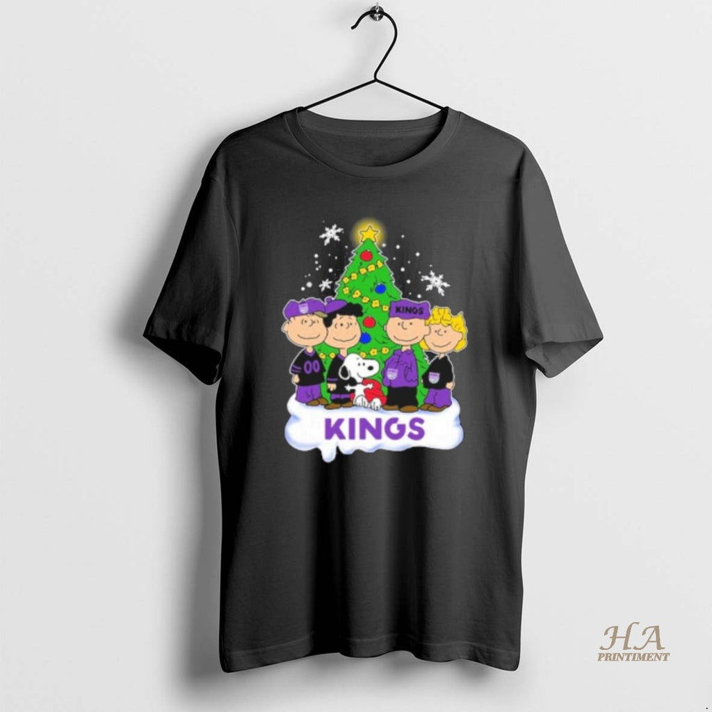 Official The Peanuts Sacramento Kings Merry Christmas Shirt Hoodie Sweatshirt | PurePodTees.com