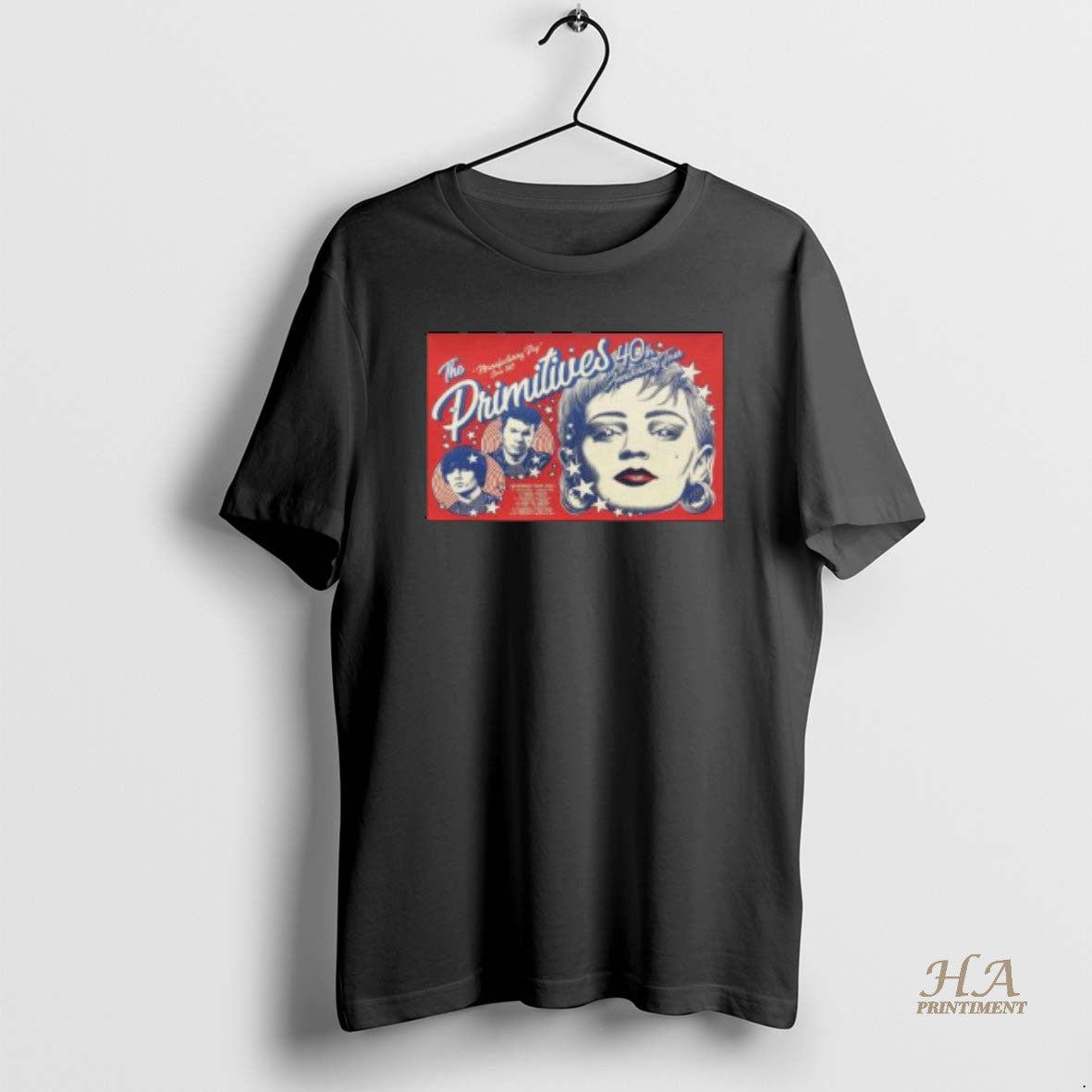 Official The Primitives 40th Anniversary Uk Tour November 2025 Circle Black Shirt Hoodie Sweatshirt | PurePodTees.com