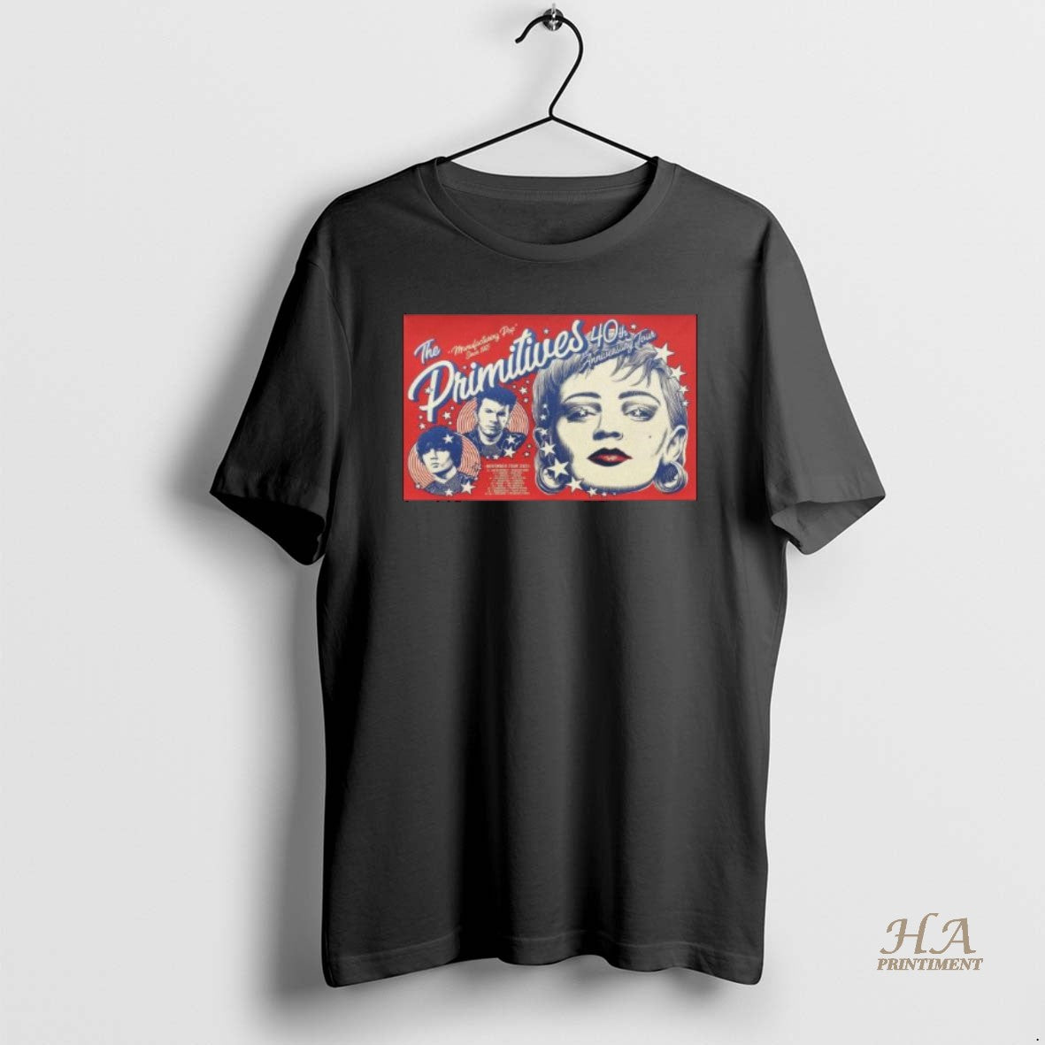 Official The Primitives 40th Anniversary Uk Tour November 2025 Long Sleve Shirt Hoodie Sweatshirt | PurePodTees.com