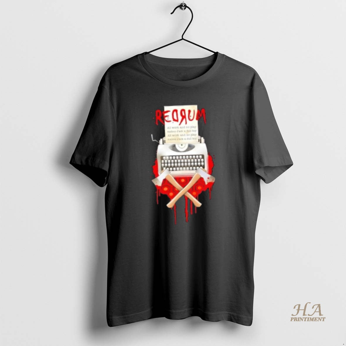 Official The Shining Jack Vintage Typewriter Shirt Hoodie Sweatshirt | PurePodTees.com