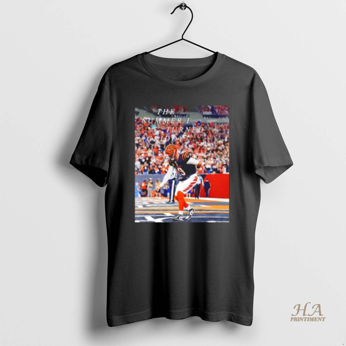 Official The Summer I Turned Griddy Joe Burrow Cincinnatis Moment Shirt Hoodie Sweatshirt | PurePodTees.com